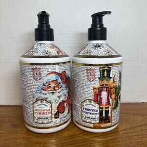 Home & Body Company Christmas Peppermint & Spiced Sugar Cookie Hand Soap 21.5oz
